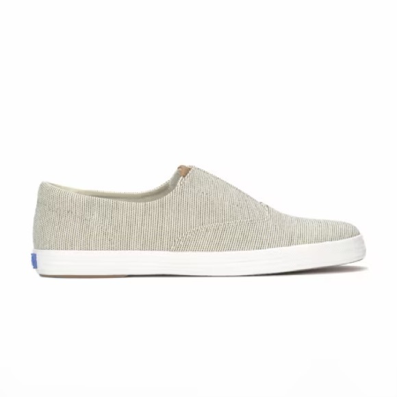 Keds Champion Round Toe Seed Stripe Slip On 9M - Picture 3 of 9